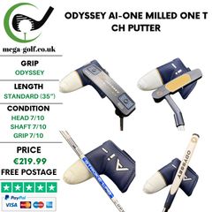 Odyssey Ai-One Milled One T CH Putter / 35