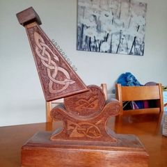 Celtic Harp on Base