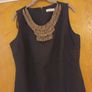 Dunnes Gallery  Black Dress.    S.14.    NEW - No Tag. Image 2
