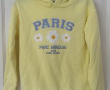 Girls Paris Hoodie Age 8-9