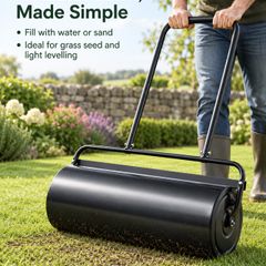 61 Litre Lawn Roller for Grass Seed and Garden Soil Levelling