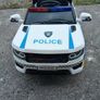 HOMCOM 12V Kids Electric Ride-On Police Car. Image 2