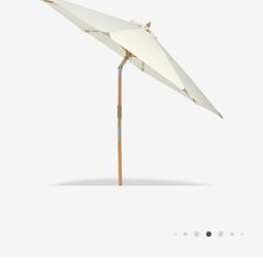 Garden parasol and base (JYSK)