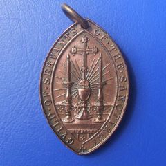 GUILD OF SERVANTS OF THE SANCTUARY (Anglican Church) - an antique alter server's medal (c.1890s to c.1920s)