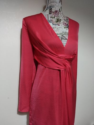 Missguided Wrap Shift Dress, New With Tags