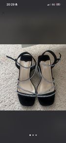 strappy black sandal