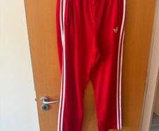 trousers men Adidas Red Retro L