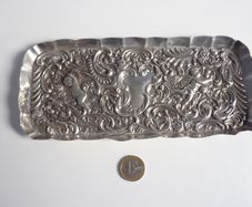 Sterling silver 1895 William Comyns pin dish