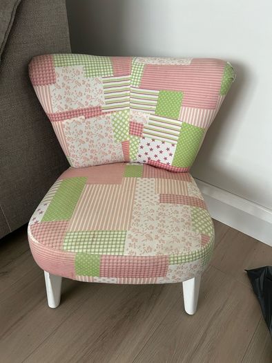 Girls patchwork mini armchair