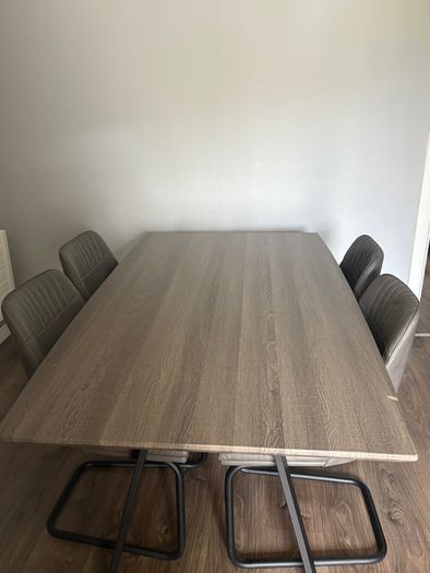 Dining table and chairs