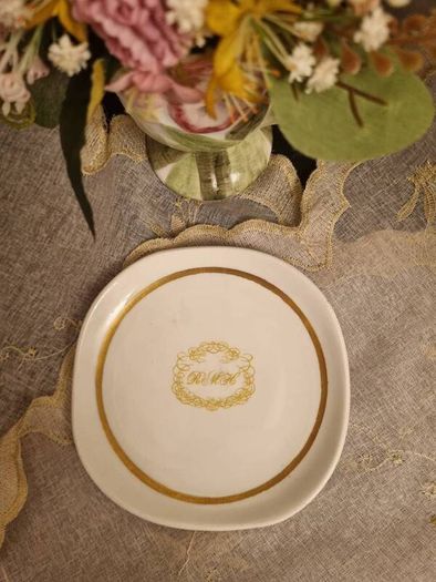 Arklow Pottery Small Plate with Initials