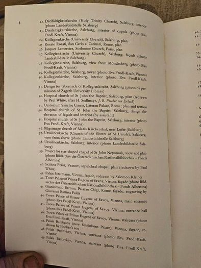 J. B. Fischer Von Erlach. By Hans Aurenhammer. First Edition Hardback With Dustjacket In Good Condition.  See Photos.