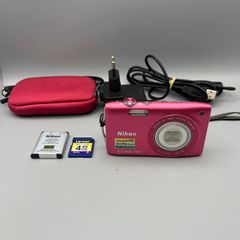 Nikon Coolpix S3300 16MP Digital Camera Pink - Full Kit