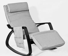 Rocking Chair with Removable Side Pocket, Rocking Chair Flexible Birch