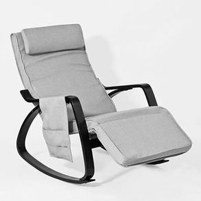 Rocking Chair with Removable Side Pocket, Rocking Chair Flexible Birch