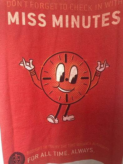 Marvel Miss Minutes Unisex T-Shirt - White Vintage Wash