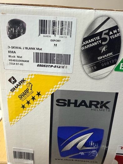 Shark D-Skwal 2 Motorcycle Helmet Matt Black M