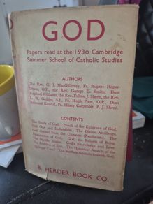 1st Edition God sheed &ward  B Herder