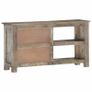 TV Cabinet 110x30x55 cm Solid Mango Wood Image 7