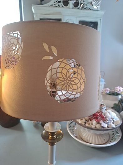 2 x Brass Vintage Candle brass Lamps