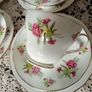 Boxed Duchess English Bone China 21 Ps Tea Set "Carnation" Image 4
