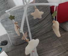 Baby cot music box