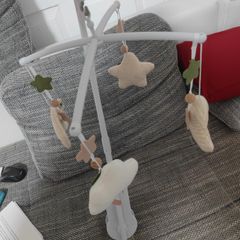 Baby cot music box