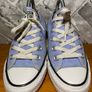 Converse All Star Ladies Girls Light Blue Canvas Lo Top Trainers UK4 EUR36.5 Image 4