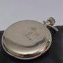 Vintage Silver Cased Swiss made Military Issue Pocket Watch Image 9
