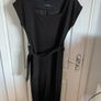 Next ladies black dress with belt Image 2