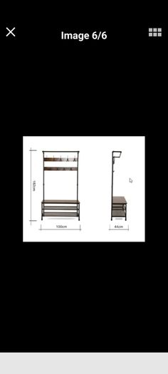 hall stand, coat rack with bench
