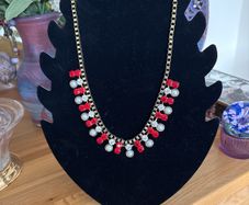 Necklace - Crystal/Pearl