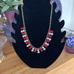 Necklace - Crystal/Pearl