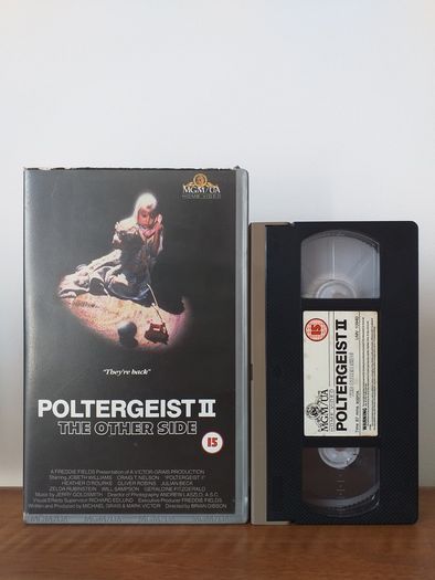 Poltergeist 2 The Other Side Horror Film VHS Pal Video Cassette Tape