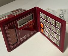 Vintage Casio SL-8B Solar Calculator Boxed Complete