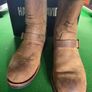 Vintage Harley Davidson Tan boots size 7 Image 2