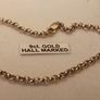 9ct Gold Petite Round Belcher link bracelet. Image 10