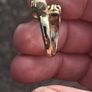 Vintage 14k Gold Garnet Ring (5.2 grams) Image 8