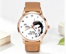 Elvis Presley The King of Rock n Roll wristwatch