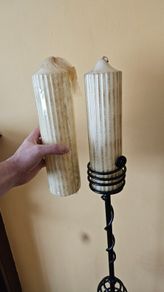 Candle Stand with 2 big candles