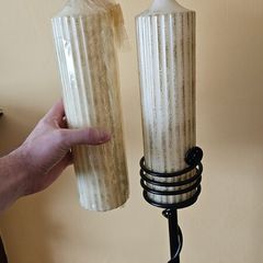 Candle Stand with 2 big candles