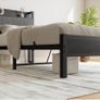 3ft Single Bed Frame with Storage Headboard Image 6