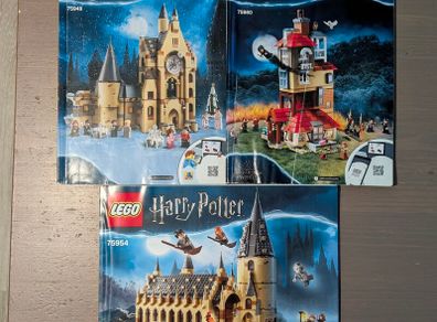 3 retired Harry Potter Lego sets