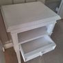 Chevet Arnaud blanc antique bedside table Image 6