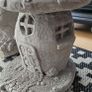 Concrete mushroom fair house 38cm tall Image 2