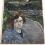 Con Campbell Original Oil on Board, Kathy on Croagh Patrick, 1993 Image 4