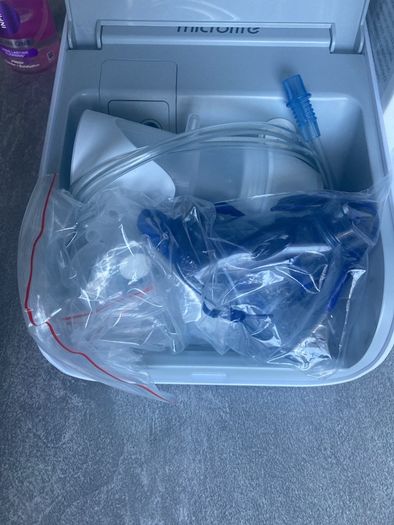 2 in 1 Nebuliser and nasal rinser with storage case