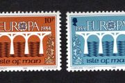 1984 Isle of Man Europa 25th Anniversary Logo Commemorative Stamps Mint Never Hinged (MNH)