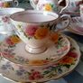 Very Rare Tuscan Fine Bone China  "September Song" Pink Tea Set Image 3