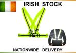 Hi Viz Vest High Vis Safety Ajustable Visibility Waistcoat Reflective Belt Motorbike